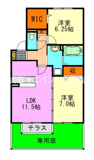 【間取り】 | カンパーニュＡ