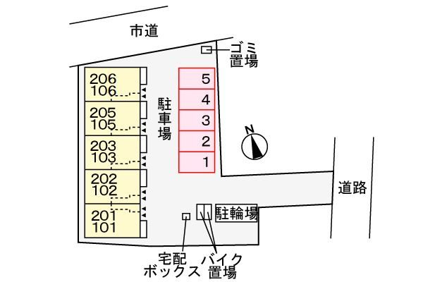 グレイス　ヒルズの区画図