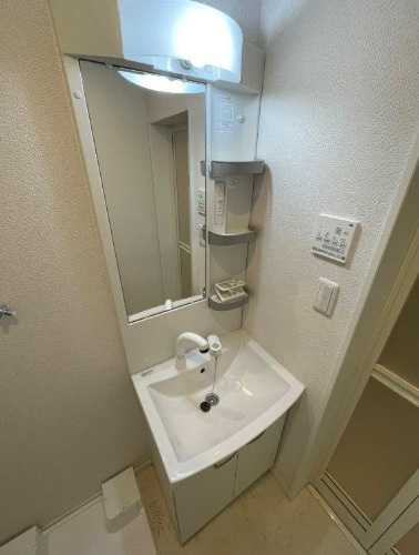 新宿区大久保１丁目のアパートの独立洗面台
