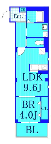 サンビューノ仲町台の間取り