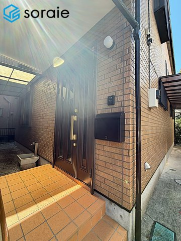 川越市寺尾　中古戸建の玄関