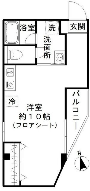 アクシス墨田の間取り