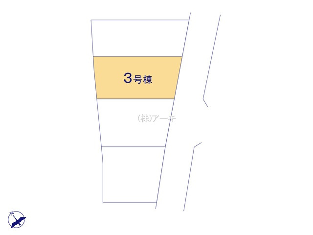 刈谷市泉田町北中浜51番11『仲介手数料無料』新築一戸建て・建売の区画図