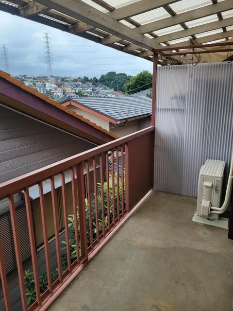 ヒルズ梶山のバルコニー