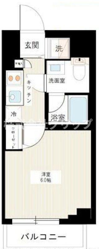ラヴェニール横浜蒔田の間取り