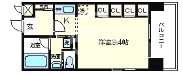 リーガル四ツ橋Ⅱの間取り|リーガル四ツ橋II 　間取り