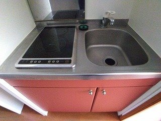 レオパレスラ　ネージュのキッチン|キッチンでお料理をお楽しみください