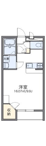 レオパレス双柳１番館の間取り