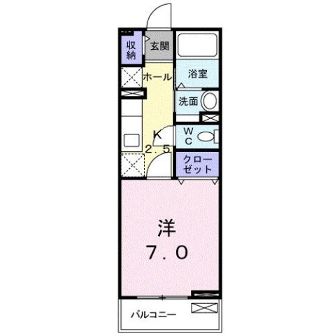 ヴィラ　プリムローズの間取り