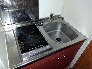レオパレスＨＡＫＵＢＡのキッチン|同タイプの部屋になります。