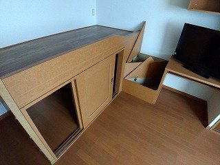 レオパレスＨＡＫＵＢＡの内装|同タイプの写真になります。