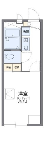 レオパレスササ井の間取り