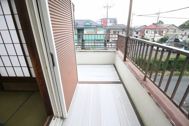 パレOY小谷田のバルコニー|広々としたバルコニーです
