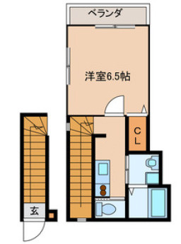 ヴィラージュＫの間取り|間取りです。