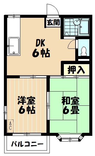 メゾン藤沢の間取り