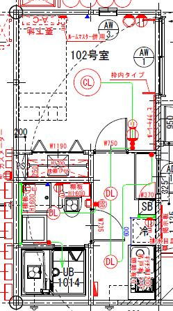 ハーモニーテラス梅田ⅩⅥ の間取り