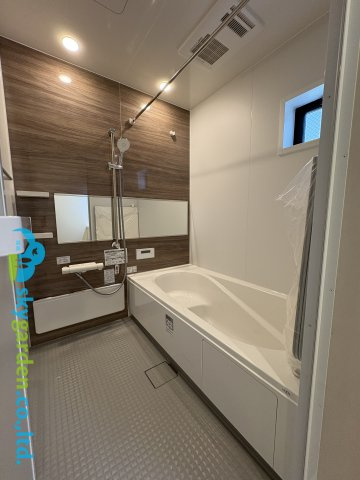 茅ヶ崎市浜須賀1期　新築戸建　全2棟1号棟の浴室|浴室乾燥機能付きのシステムバス