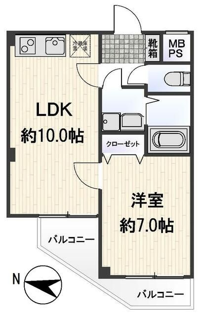 ベルグレードＫＳの間取り