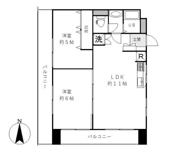 内田石神井パークマンションの間取り