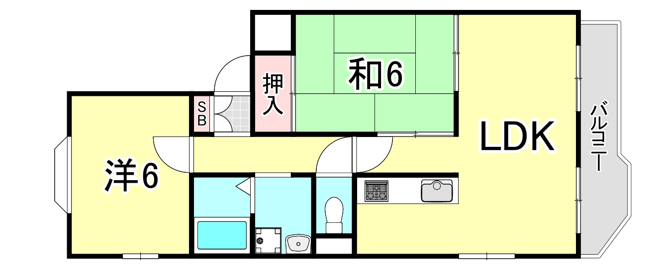 エスポアール西宮北口Ⅰの間取り