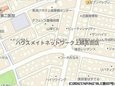 ハーヴェストの地図|位置図