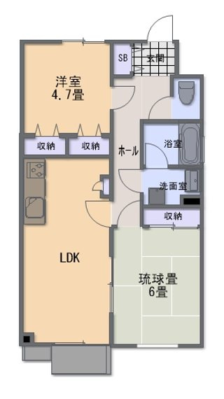 ロイヤル二ノ橋ビル の間取り