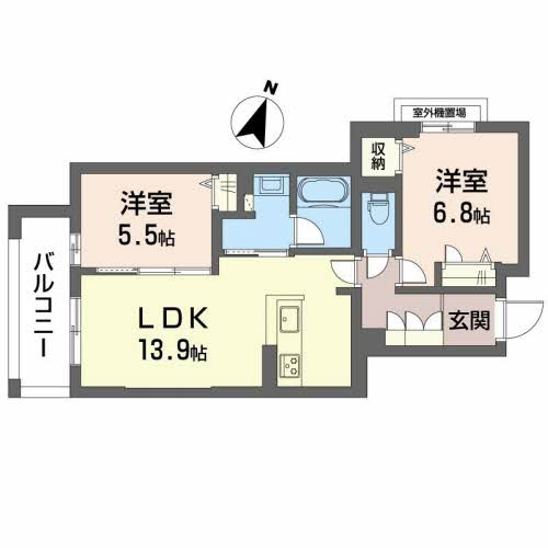 エクセレントガーデンヒルズの間取り