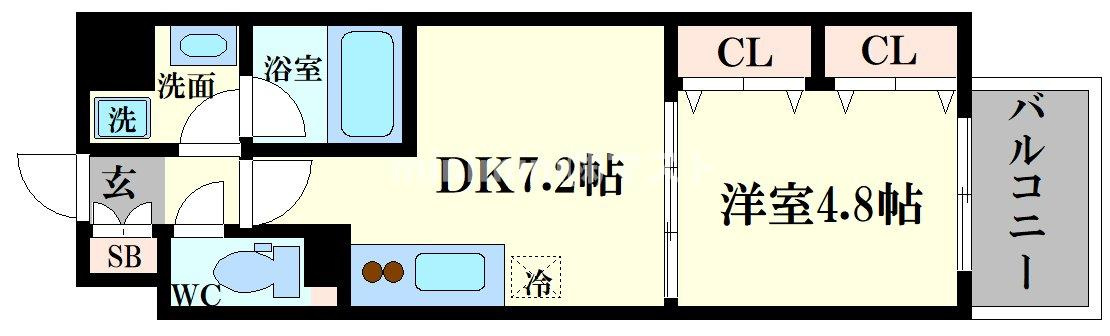 ATKレジデンスなんばの間取り