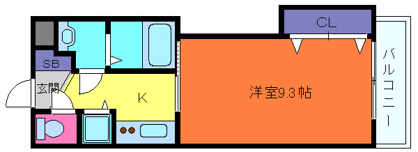 メトロポリタンの間取り