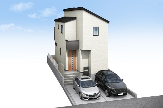 所沢市中新井４丁目1期　全2棟　新築戸建　リナージュネクスジーの外観パース