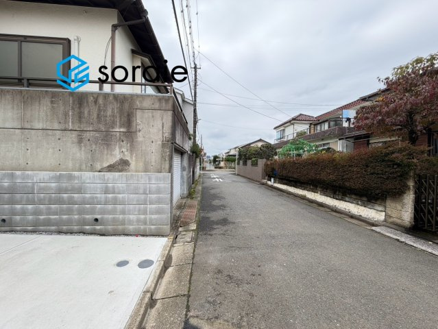 所沢市中新井４丁目1期　全2棟　新築戸建　リナージュネクスジーの前面道路含む現地写真|10/27　撮影