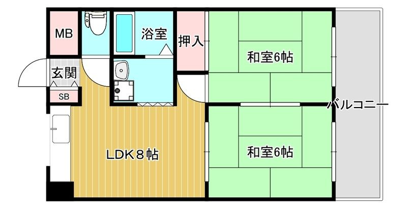 オリンピヤコープの間取り