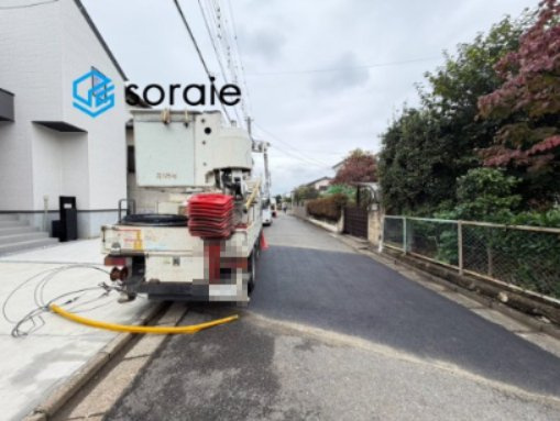 所沢市中新井４丁目１期　全2棟　新築戸建　リナージュネクスジーの前面道路含む現地写真|10/27　撮影