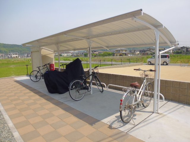 倉敷市林のアパートのその他共用部分|駐輪場
