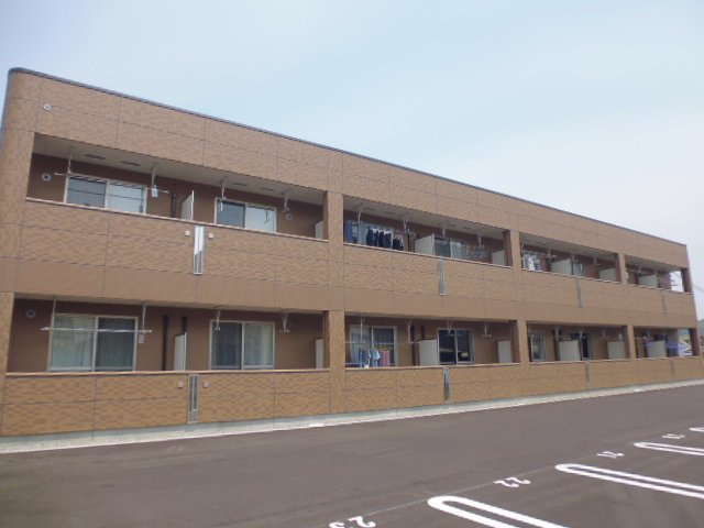 倉敷市林のアパートの外観