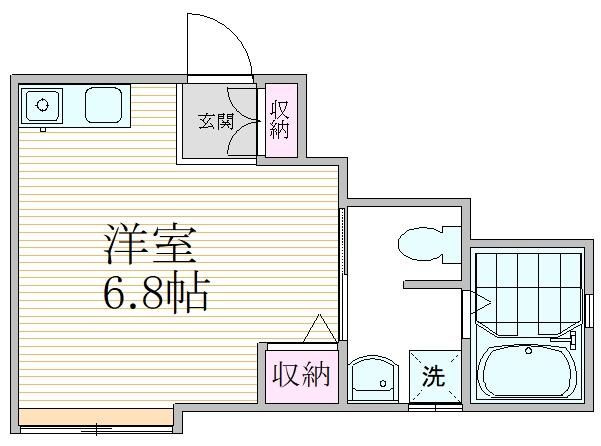 サンライズハウスの間取り|間取りです。