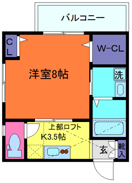 HCフラッツ青谷ガーデンの間取り