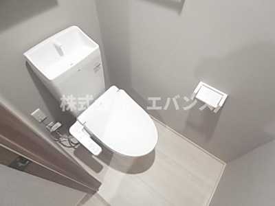 【トイレ】 | D-ROOM末広Ⅰ　B | 落ち着いた色調のトイレです