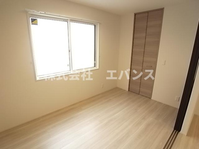 【寝室】 | D-ROOM末広Ⅰ　B | 落ち着いた色調の寝室です