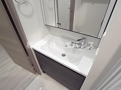 【独立洗面台】 | D-ROOM末広Ⅰ　B | 独立洗面台で身支度をすべて済ませてしまいましょう