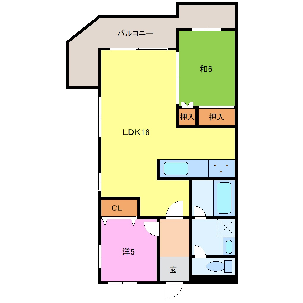 URBAN　CONCIERIA城東の間取り