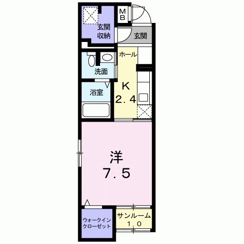 マルイレジデンス相模原の間取り