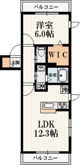 Ｃａｓａ　ＭＩＹＡの間取り|★収納豊富／南向き角部屋★