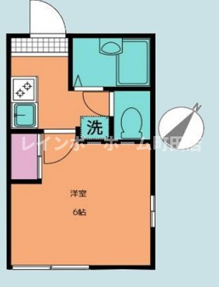 ランドジッツ町田 ※初期費用分割あと払いサービス利用可能物件の間取り