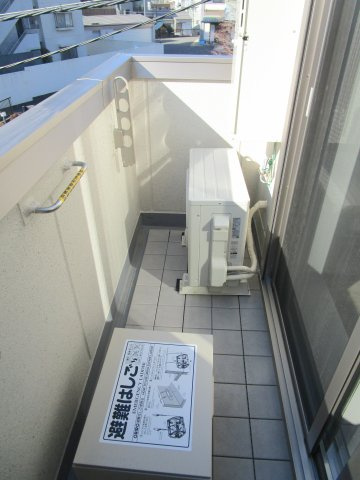 ソレイユ千駄ヶ谷のバルコニー