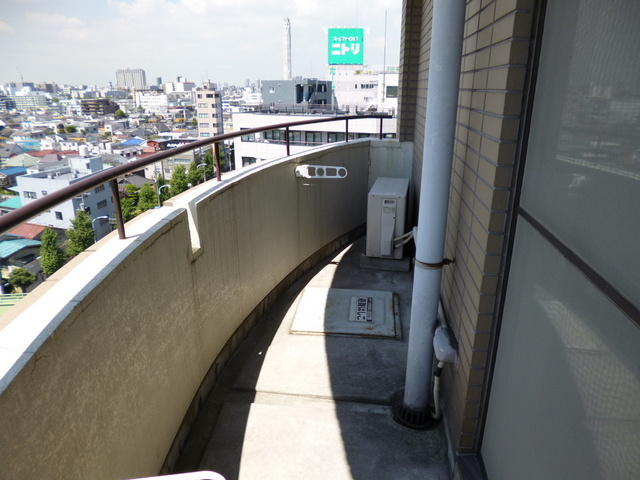 シャロン神谷陸橋のバルコニー|バルコニーはこのようになっています