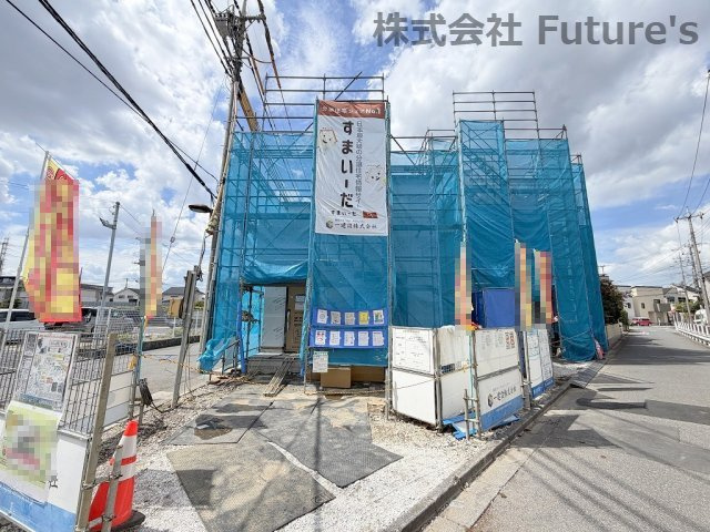 八潮市二丁目　新築戸建　全2棟　2号棟の外観|「草加」駅バス13分『ふるさとの森』停歩2分