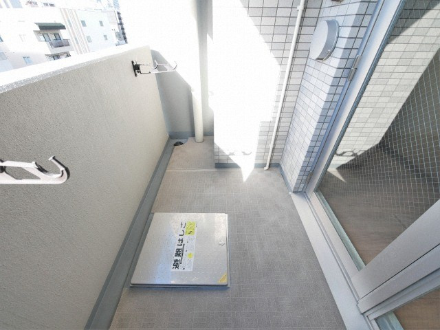 エスリード松屋町SOUTHのバルコニー