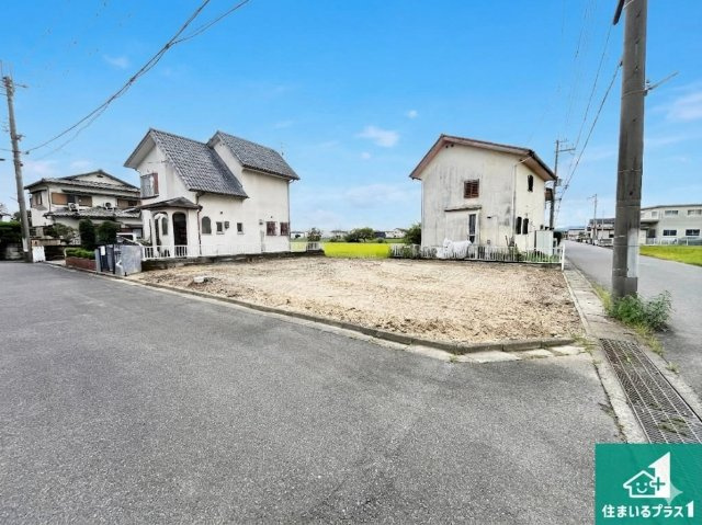 守山市播磨田町　新築一戸建ての外観|周辺は落ち着いた街並みの住宅地！子育てがしやすい住環境です！まだ未完成ですが、現地でしかわからない事もございます。是非一度ご覧ください。
