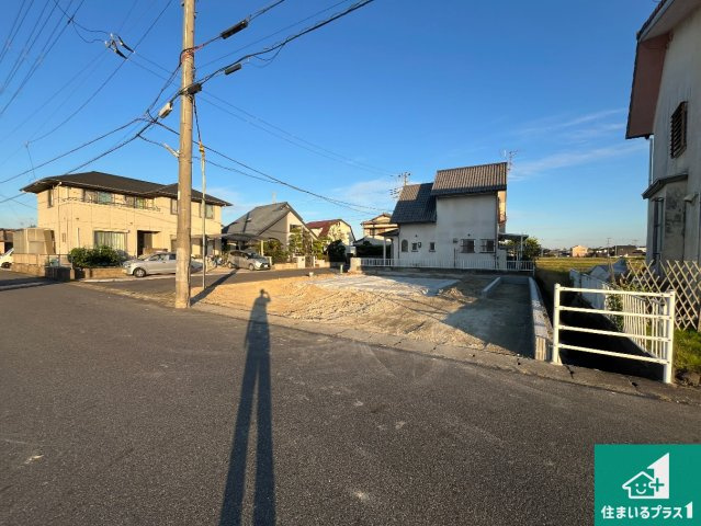 守山市播磨田町　新築一戸建ての外観|現在建築中！落ち着いた街並みで新生活を始めることが出来そう！周辺の物件も併せてご紹介させて頂きます！